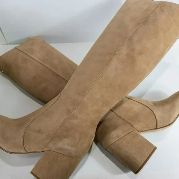 Sam Edelman Thora Knee High Boot Oatmeal -11 - Picture 5 of 6